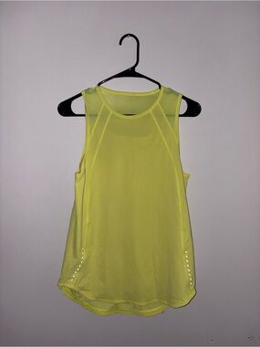 lululemon athletica Neon Yellow Racerback Tank Top